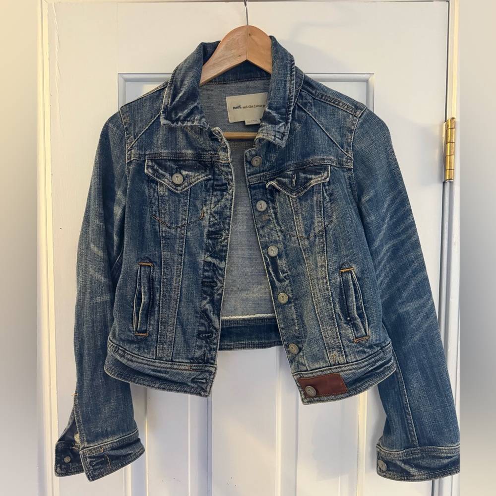 Anthropologie - pilcro and the letterpress denim jacket - size XXSP
